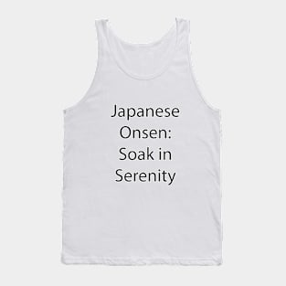 Japan Quote 13 Tank Top